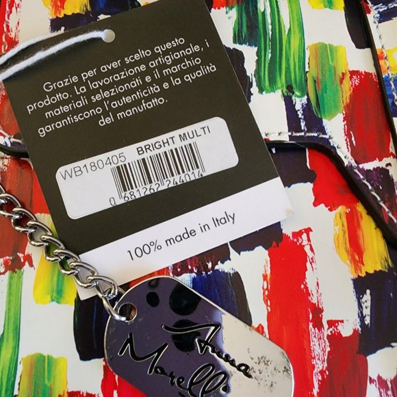 Anna Morellini Multi colored leather purse - Picture 3 of 3